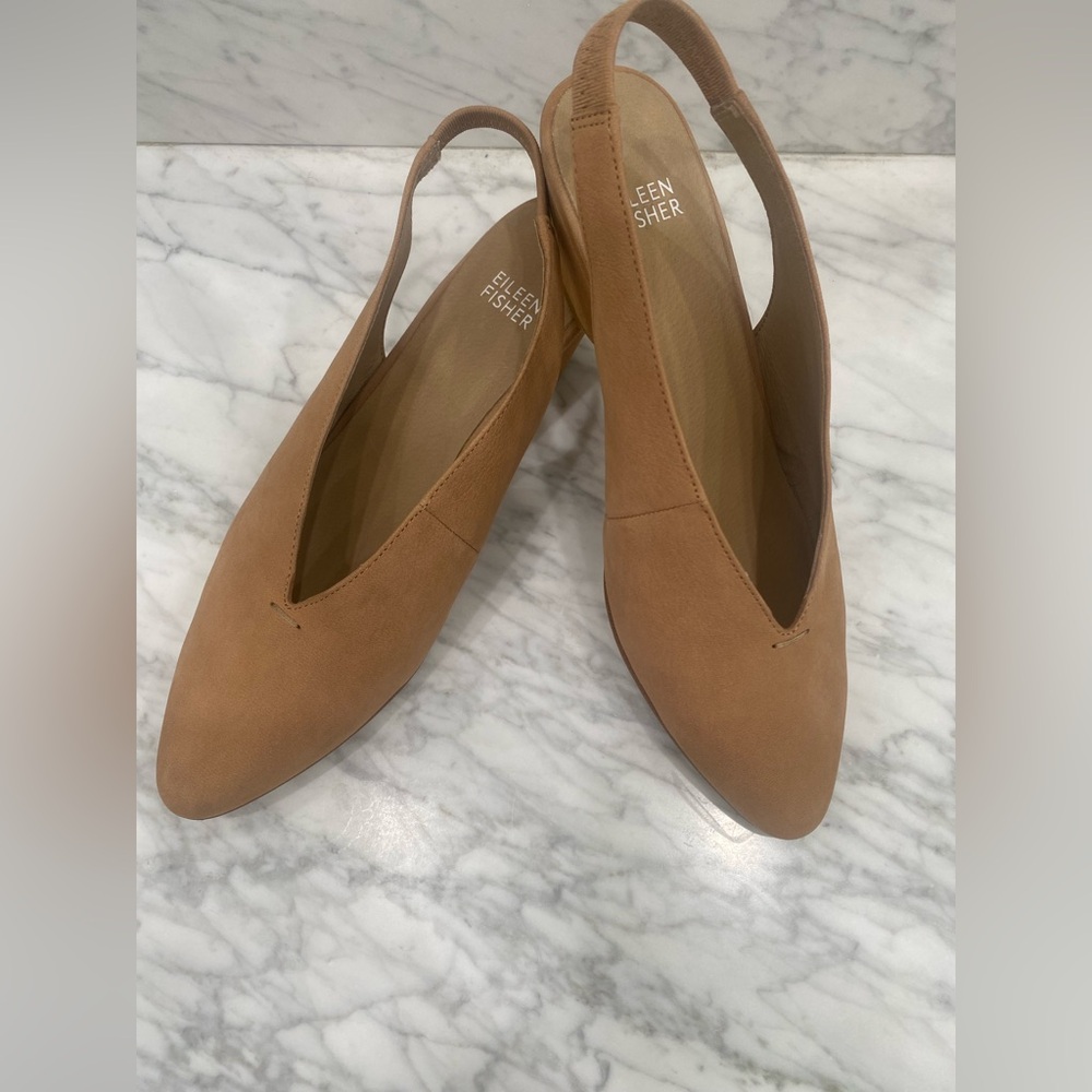 Eileen Fisher Slingback Vero Cuoio